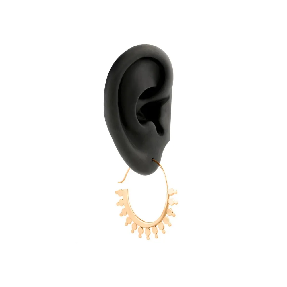 18g Gold Plated Fismo Earrings — Price Per 2