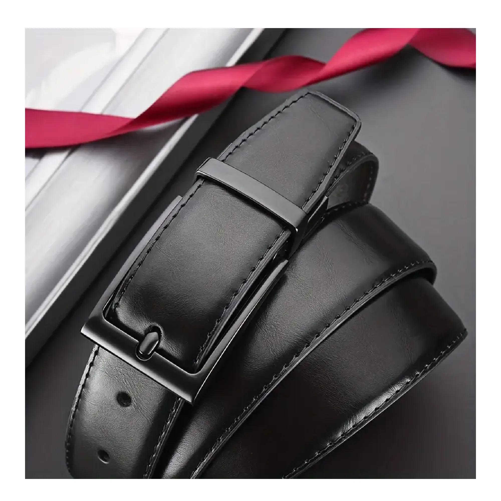 1pc Men's Belt, Rotating Alloy Buckle Belt, Casual Business Jeans Belt , Ideal choice for Gifts