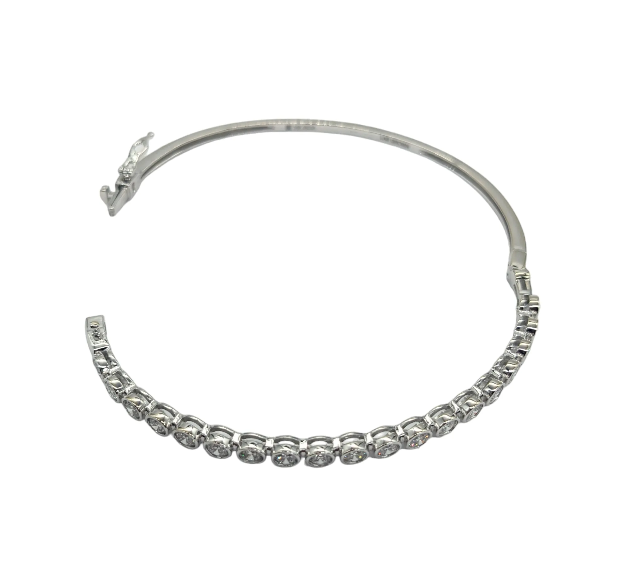 3 Carat Lab Grown Diamond Bangle Bracelet