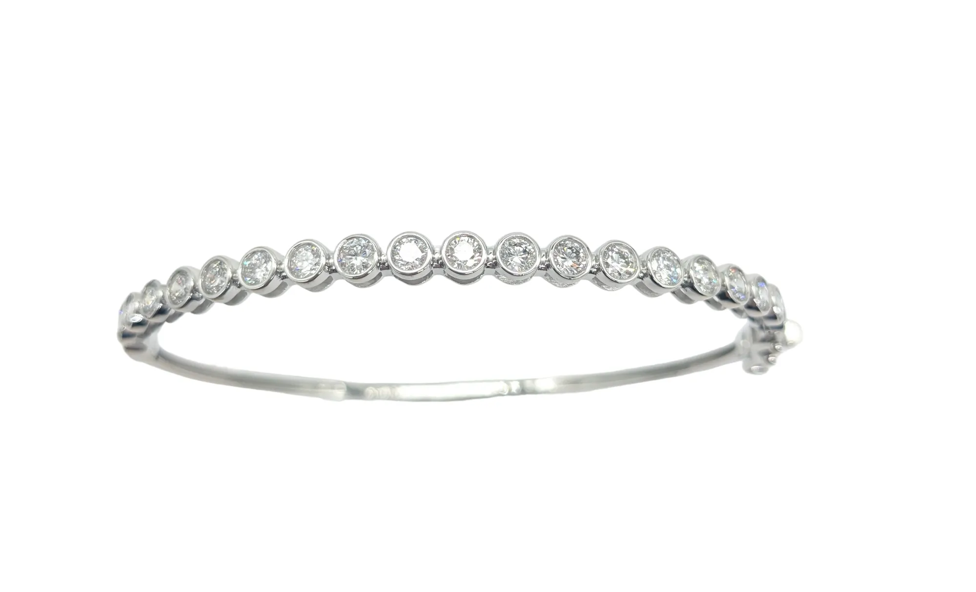 3 Carat Lab Grown Diamond Bangle Bracelet