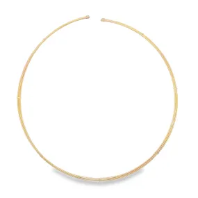 3 Strand Thin Rope Choker (H284)