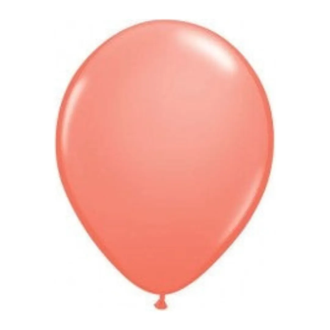 30cm Coral Balloons - Pack of 5