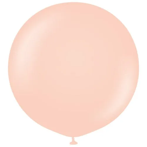 36" Big Round Balloon Macaron Salmon