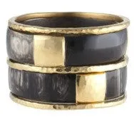 Ashley Pittman Kama Bangle Set Dark Horn