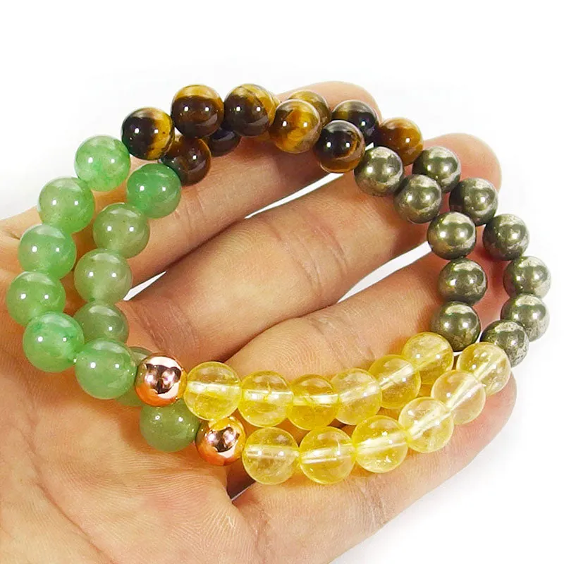 Attract Money Wealth Good Luck Crystal Bracelet