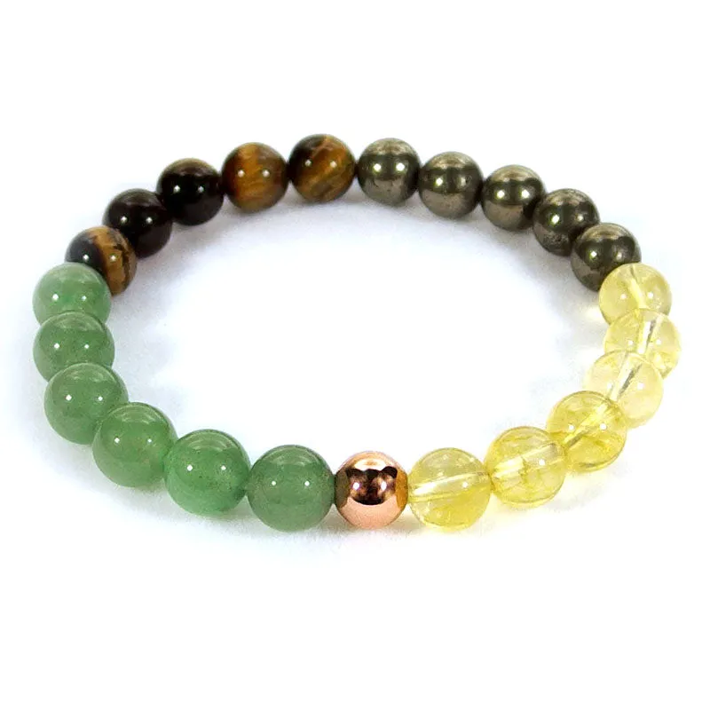 Attract Money Wealth Good Luck Crystal Bracelet