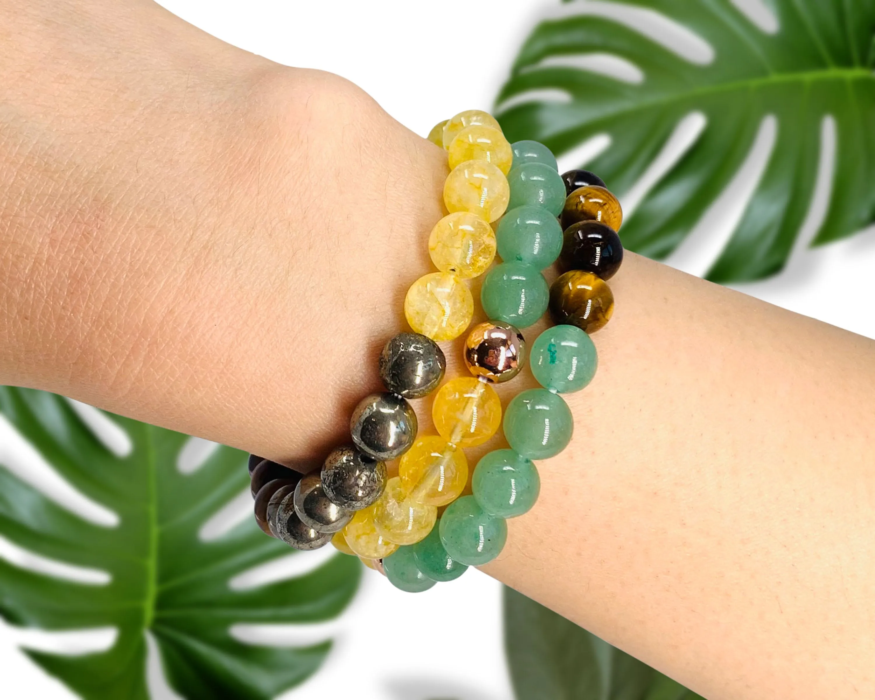 Attract Money Wealth Good Luck Crystal Bracelet