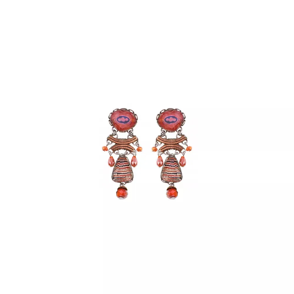 Ayala Bar - 231 R1878 Warm Energy Salvia Earring