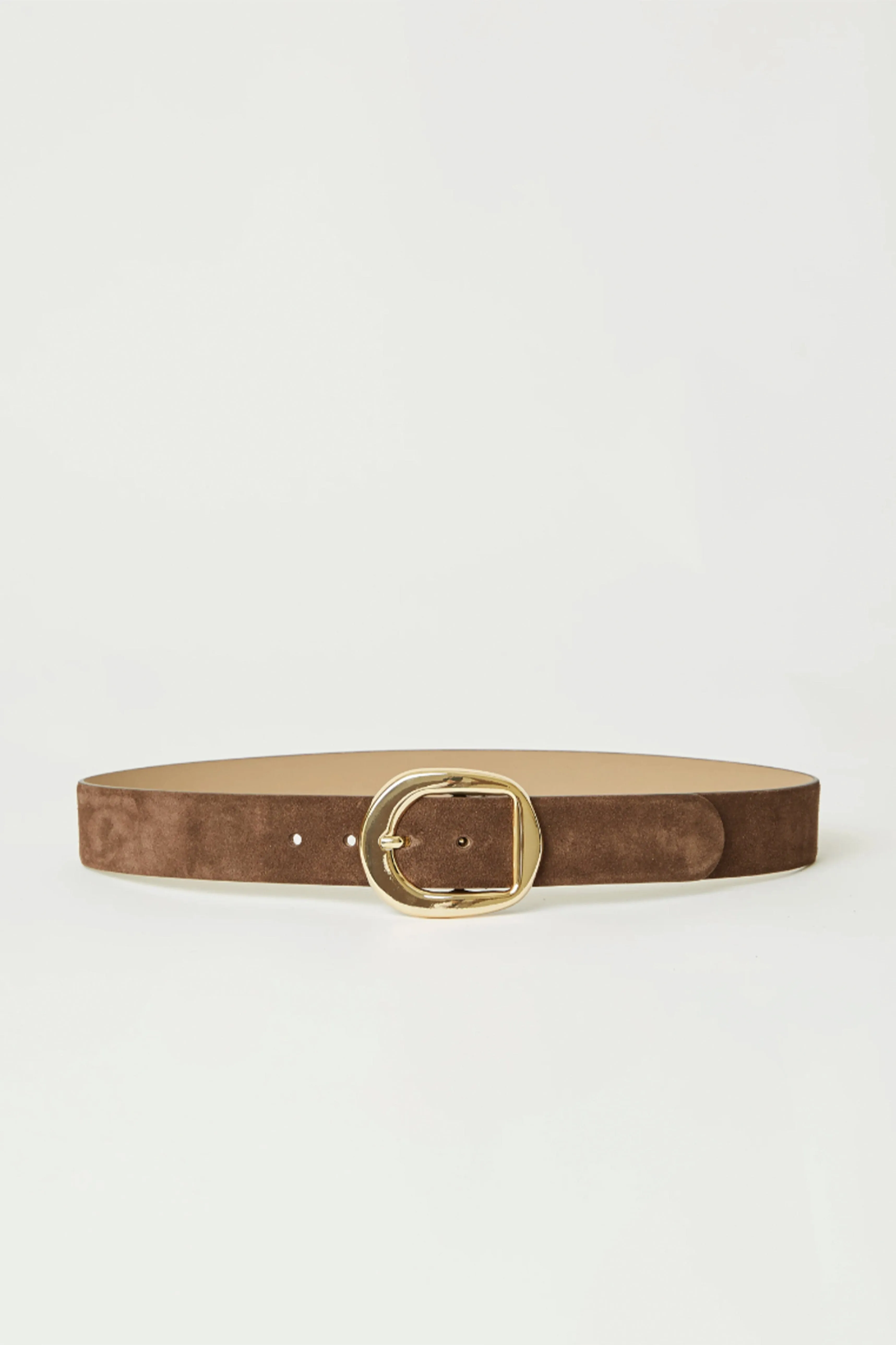 B-LOW THE BELT | Greyson Suede - Chocolate Gold