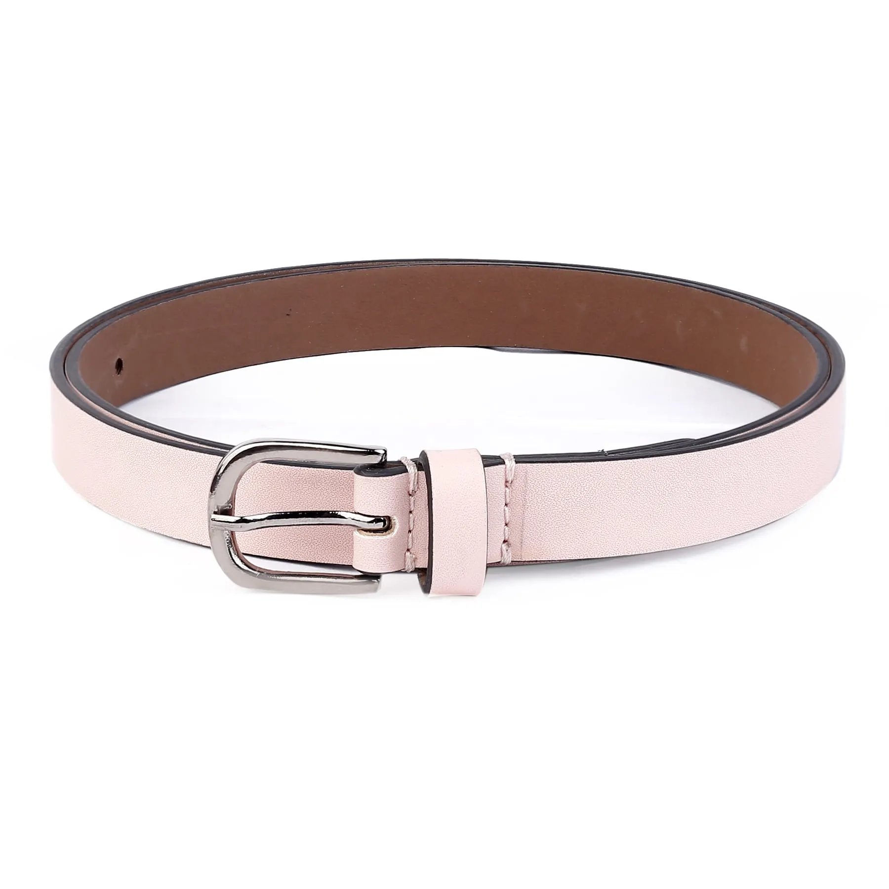 Bacca Bucci Women Leather Belts with Imported Nickle Free Buckle | Width : 20 MM | Solid Color Luster Finish Belt