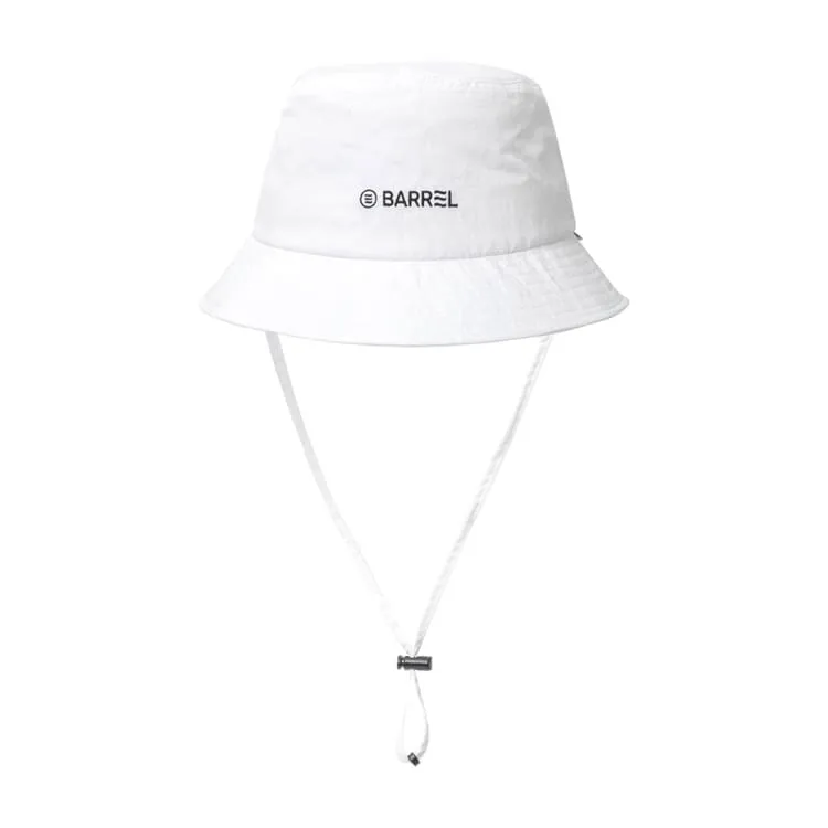 Barrel Basic Solid Bucket Hat-WHITE