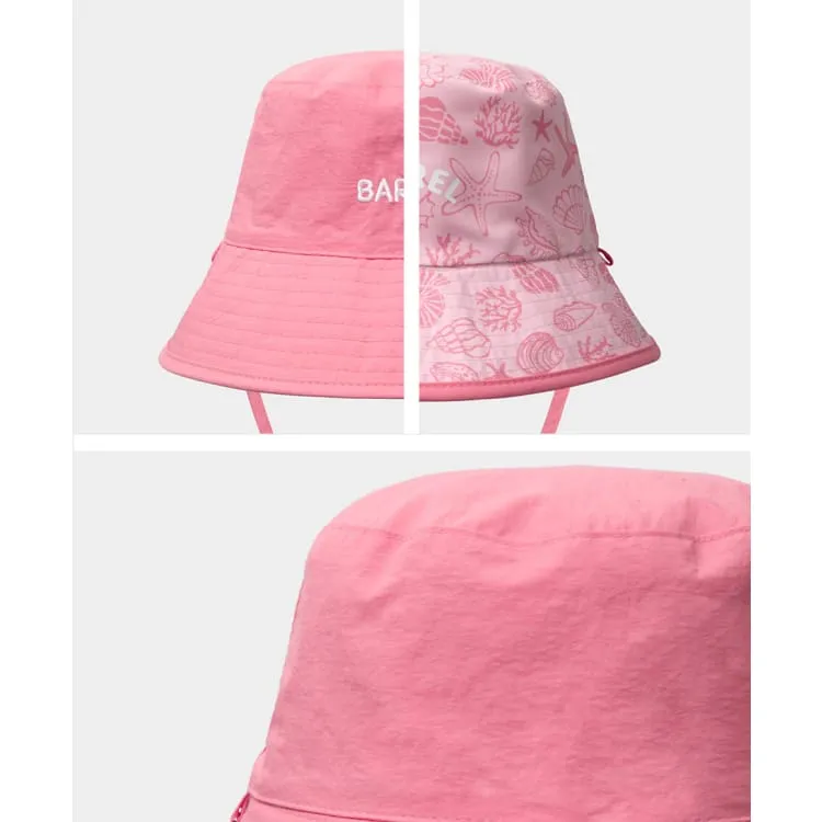 Barrel Kids Reversible Aqua Bucket Hat-PINK