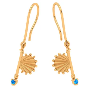 Beautiful 14k Gold Earrings Design  From Amazea Collection