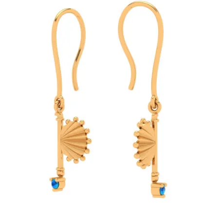 Beautiful 14k Gold Earrings Design  From Amazea Collection