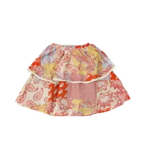 Belati Coral Patchwork Floral Skirt (BSK598)