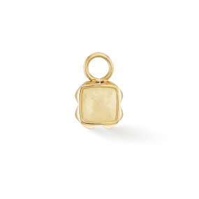 Birthstone November Charm Citrine Gold