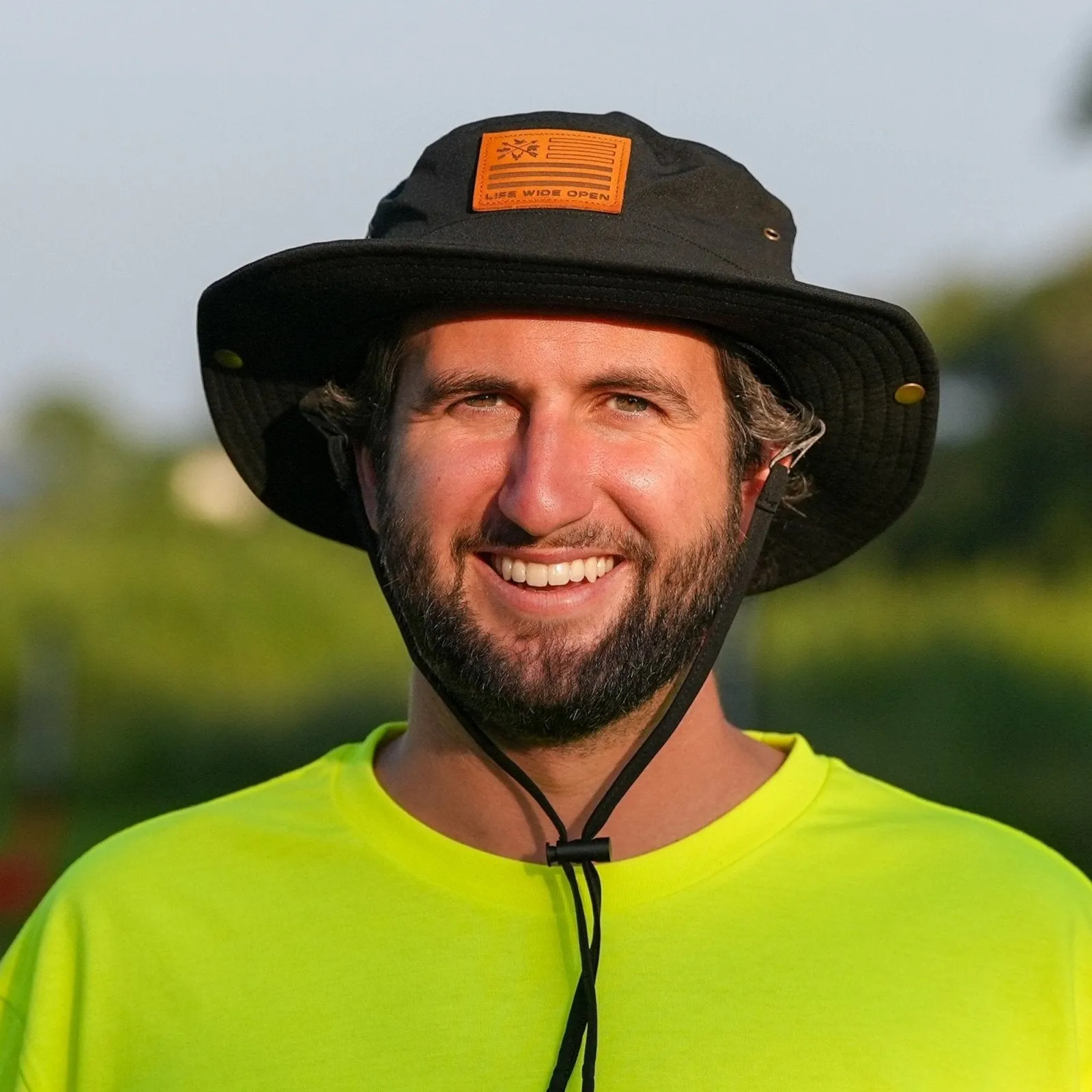 Black Fishing Bucket Hat