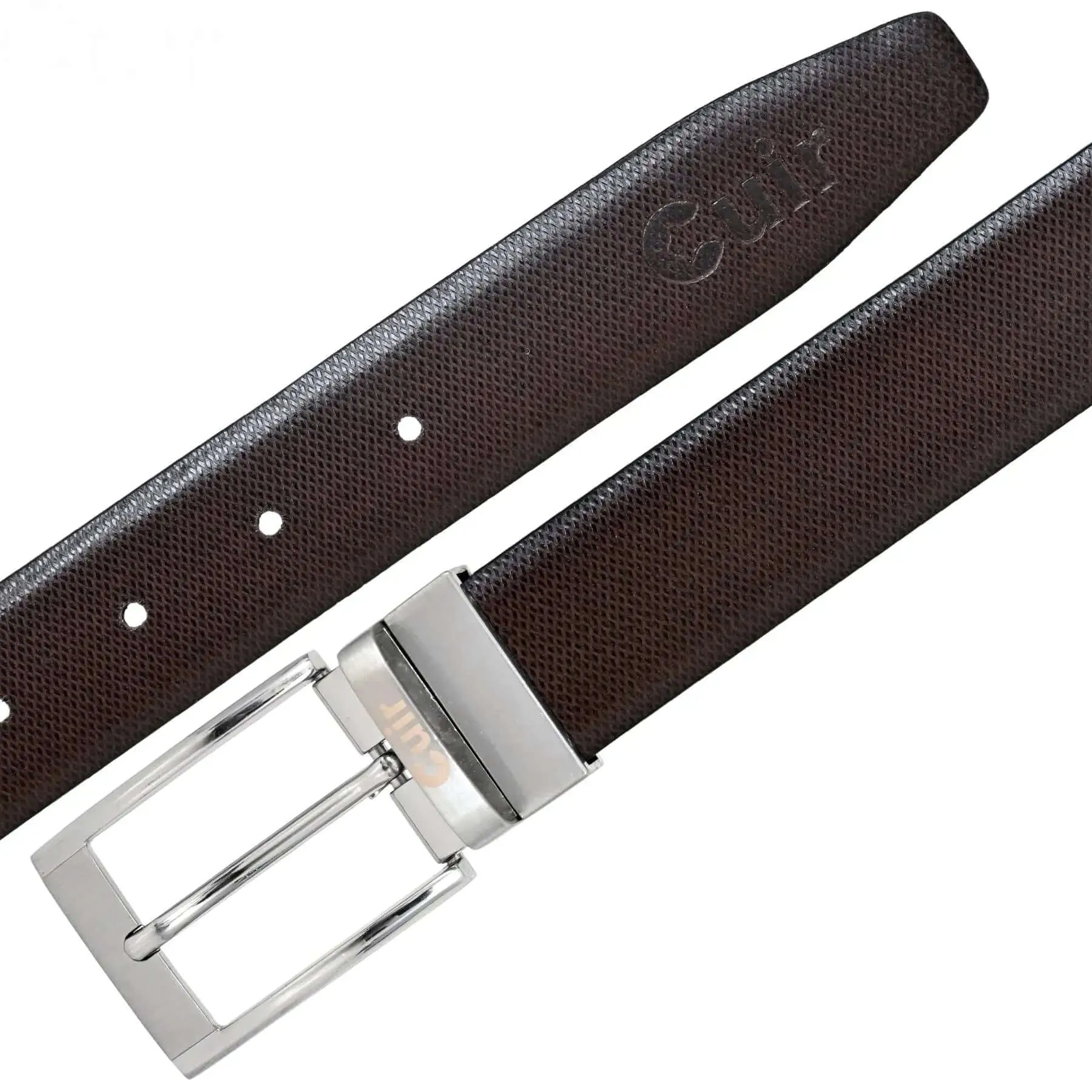 Black Full Hide Leather Belt: Sizes 30" to 46"