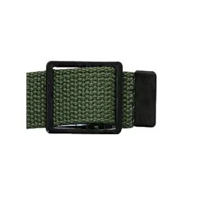 Black Open Face Web Belt Buckle