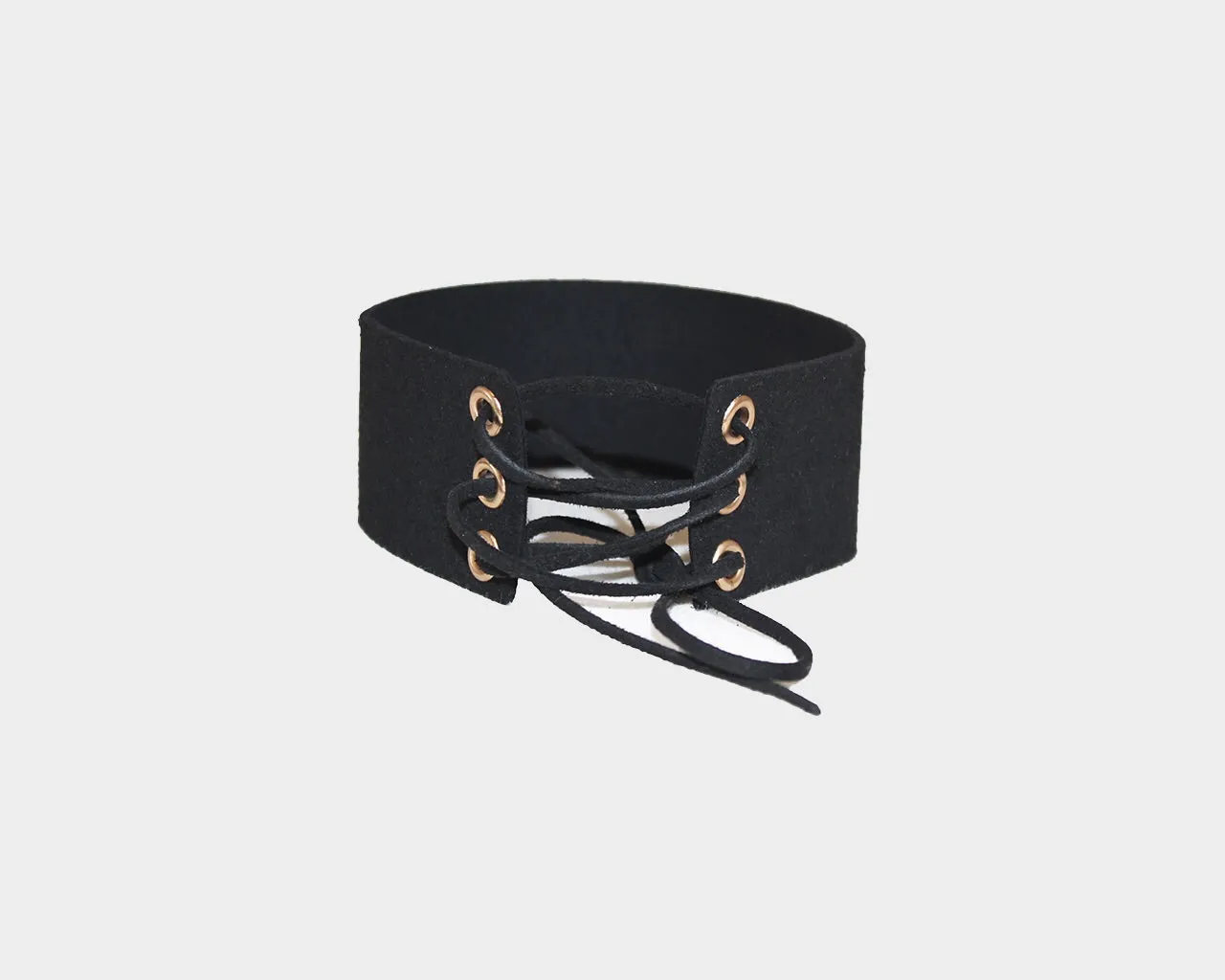 Black suede choker - The Pacific Palisades