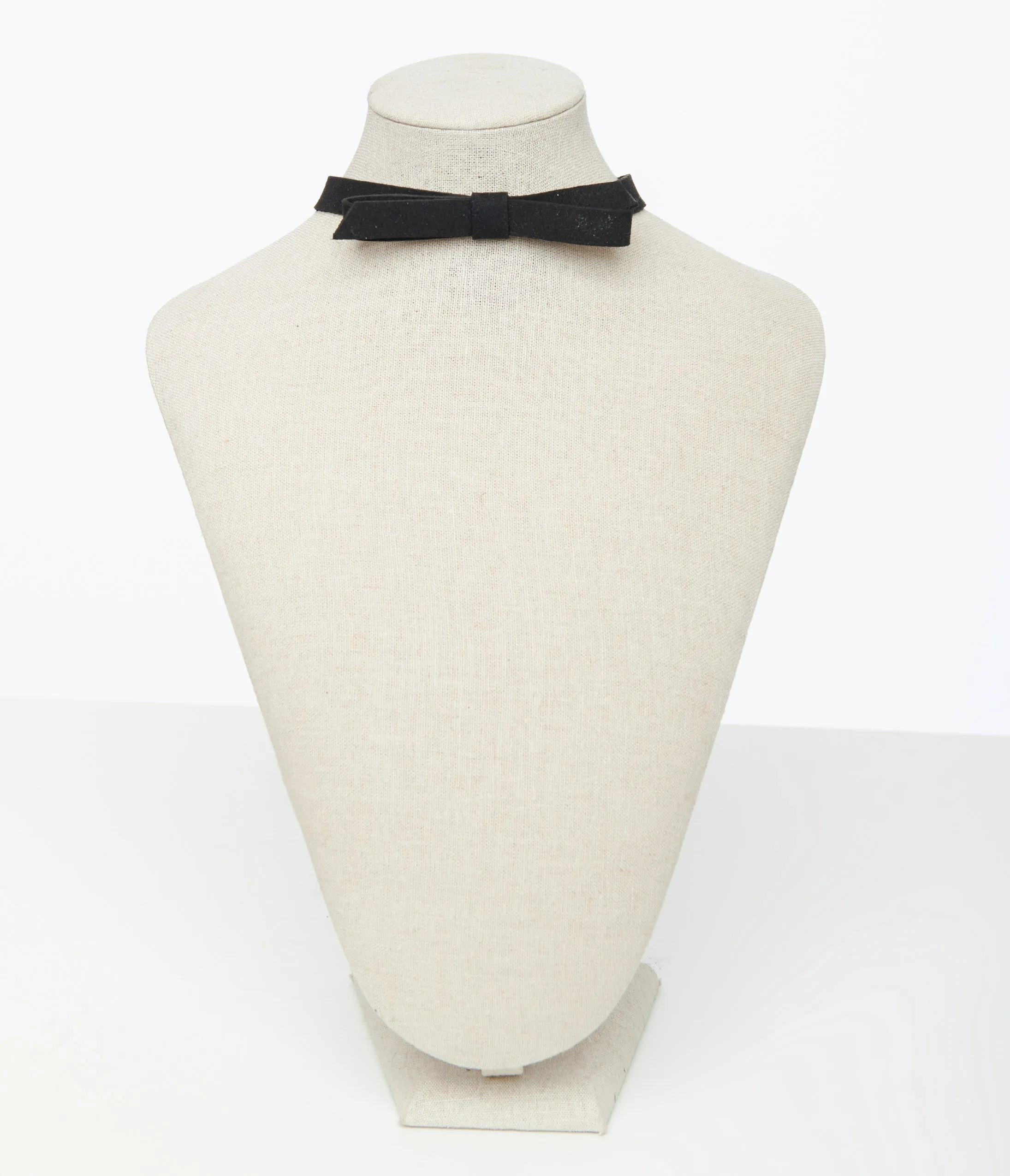 Black Suede Ribbon Choker