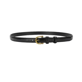 Black Women Genuine Leather Belt 黑色女士真皮皮带 KCBELT1072