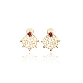 BoldB | Roseni Gold Stud Earrings