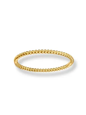 Bracelet Mono Gold W/Round Details