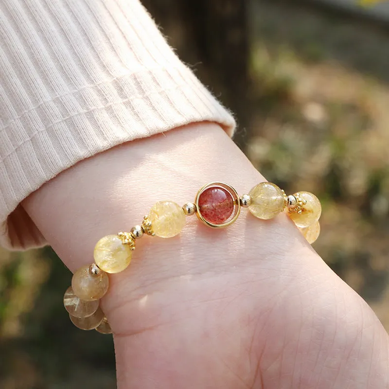 Brazilian citrine bracelet