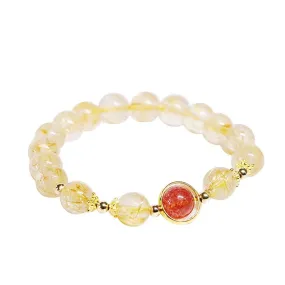 Brazilian citrine bracelet