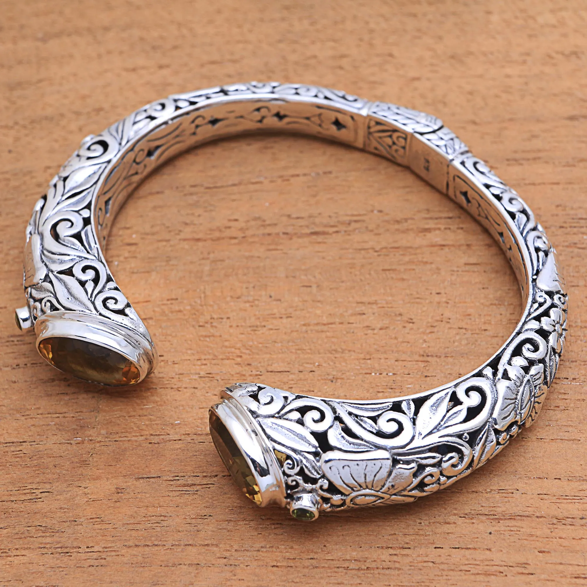 Butterfly Palace Sterling Silver Bracelet