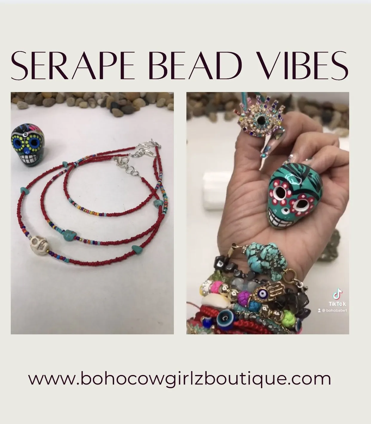 Calavera Serape Choker