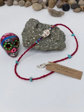 Calavera Serape Choker