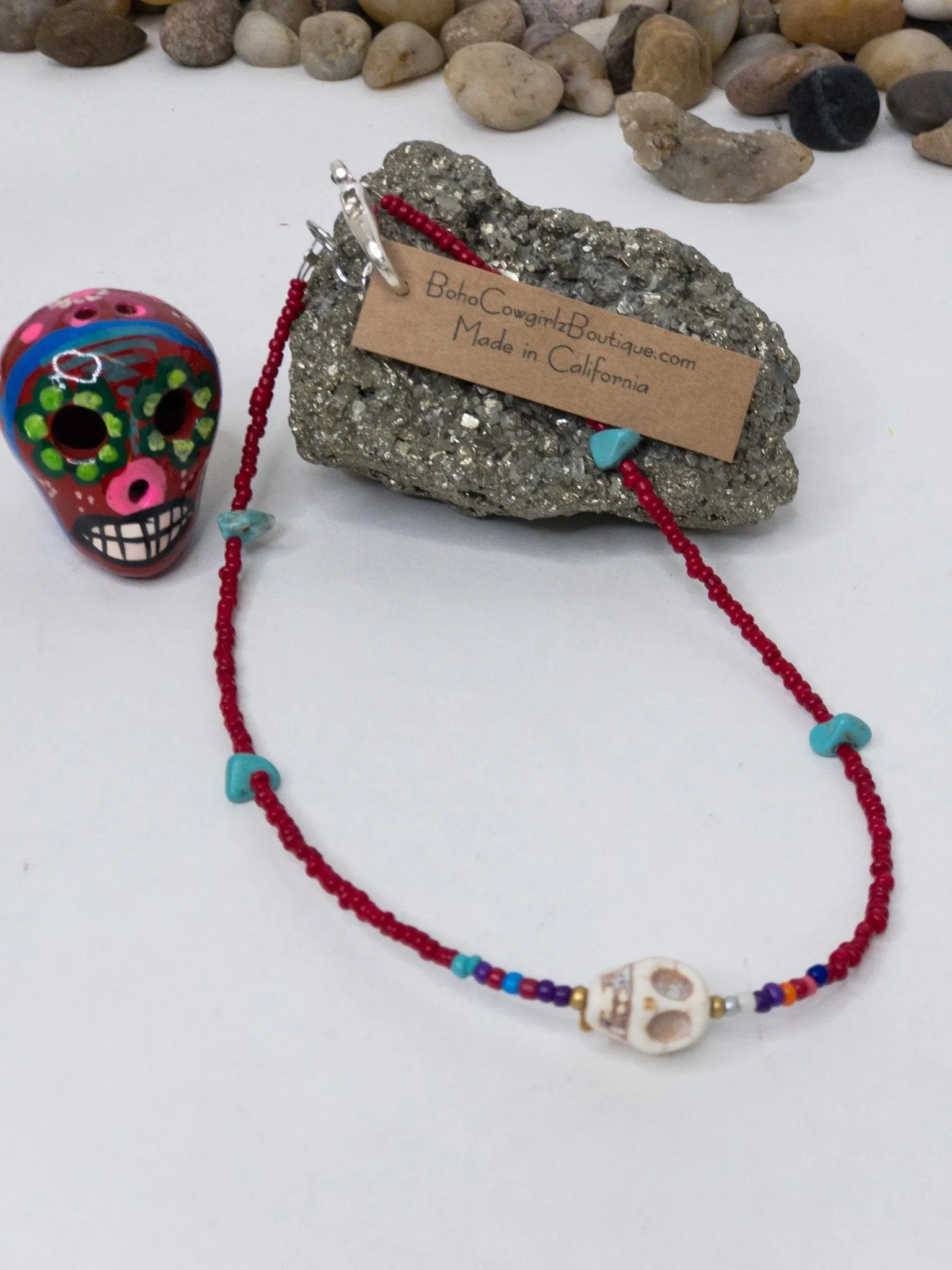 Calavera Serape Choker