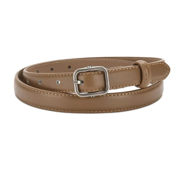 Caramel Women Genuine Leather Belt 焦糖色女士真皮皮带 KCBELT1099