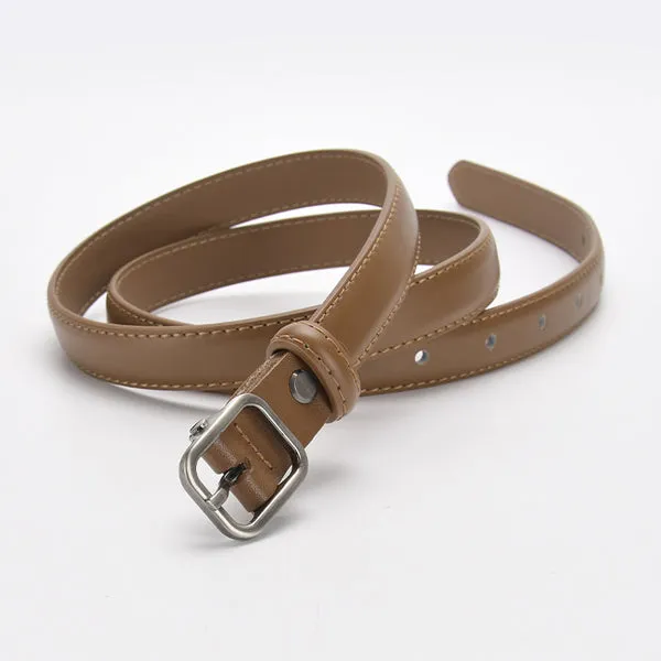 Caramel Women Genuine Leather Belt 焦糖色女士真皮皮带 KCBELT1099