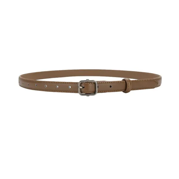 Caramel Women Genuine Leather Belt 焦糖色女士真皮皮带 KCBELT1099