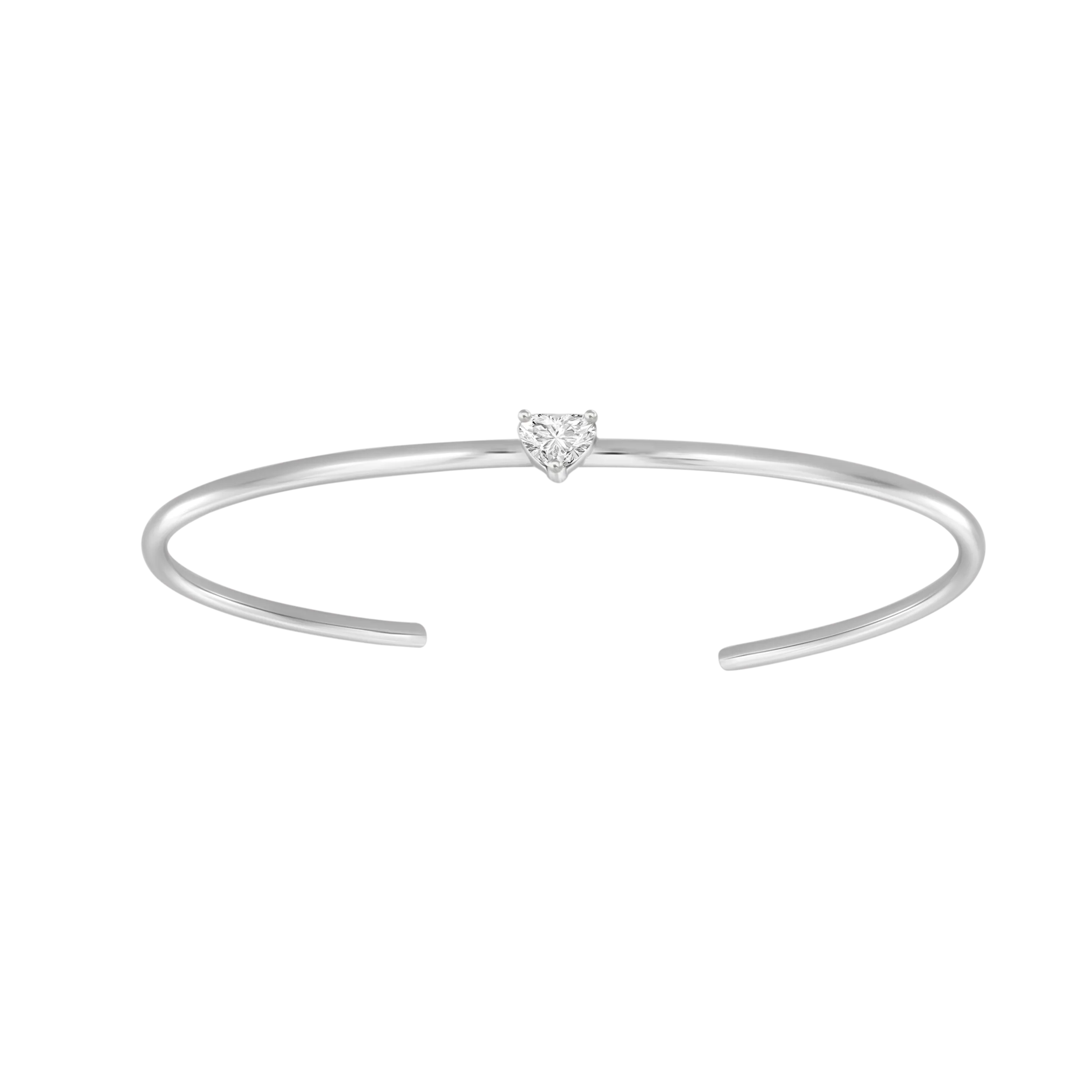 Center Diamond Cuff Bangle