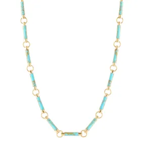 Chain Choker - Turquoise