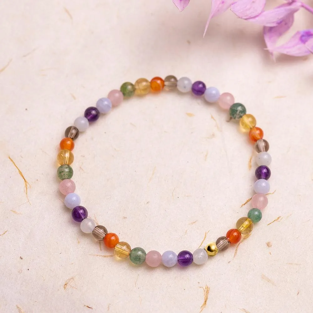 Chakra Gemstone Bracelet 4mm