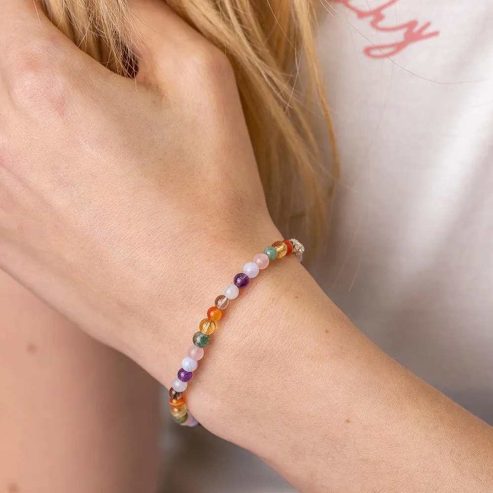 Chakra Gemstone Bracelet 4mm