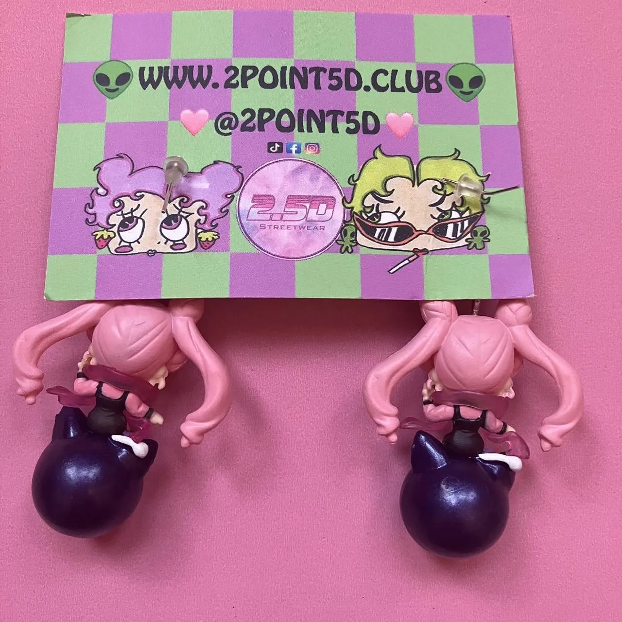 Chibi Moon Earrings