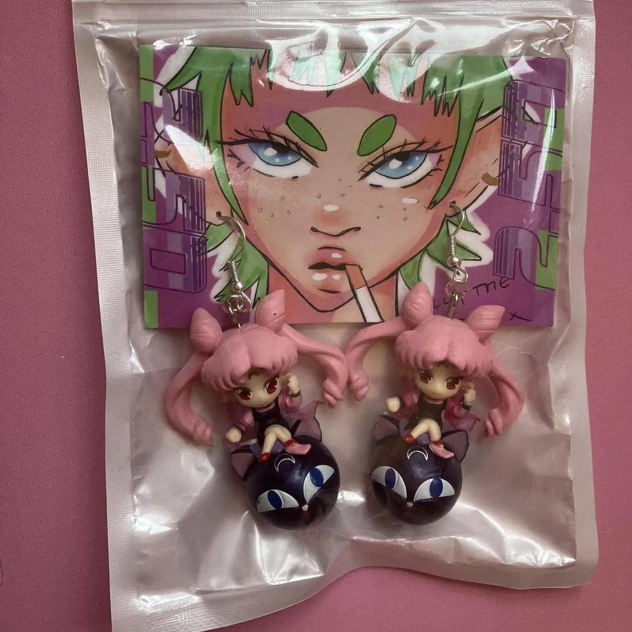 Chibi Moon Earrings