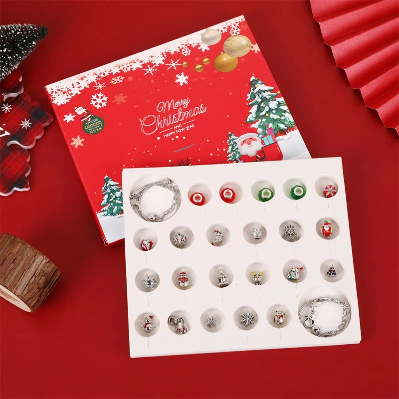 Christmas DIY Bracelet String Beads Gift Box