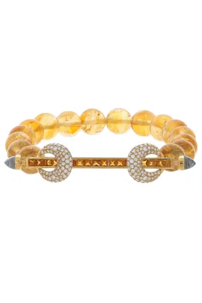 Citrine Quartz Chakra Bracelet