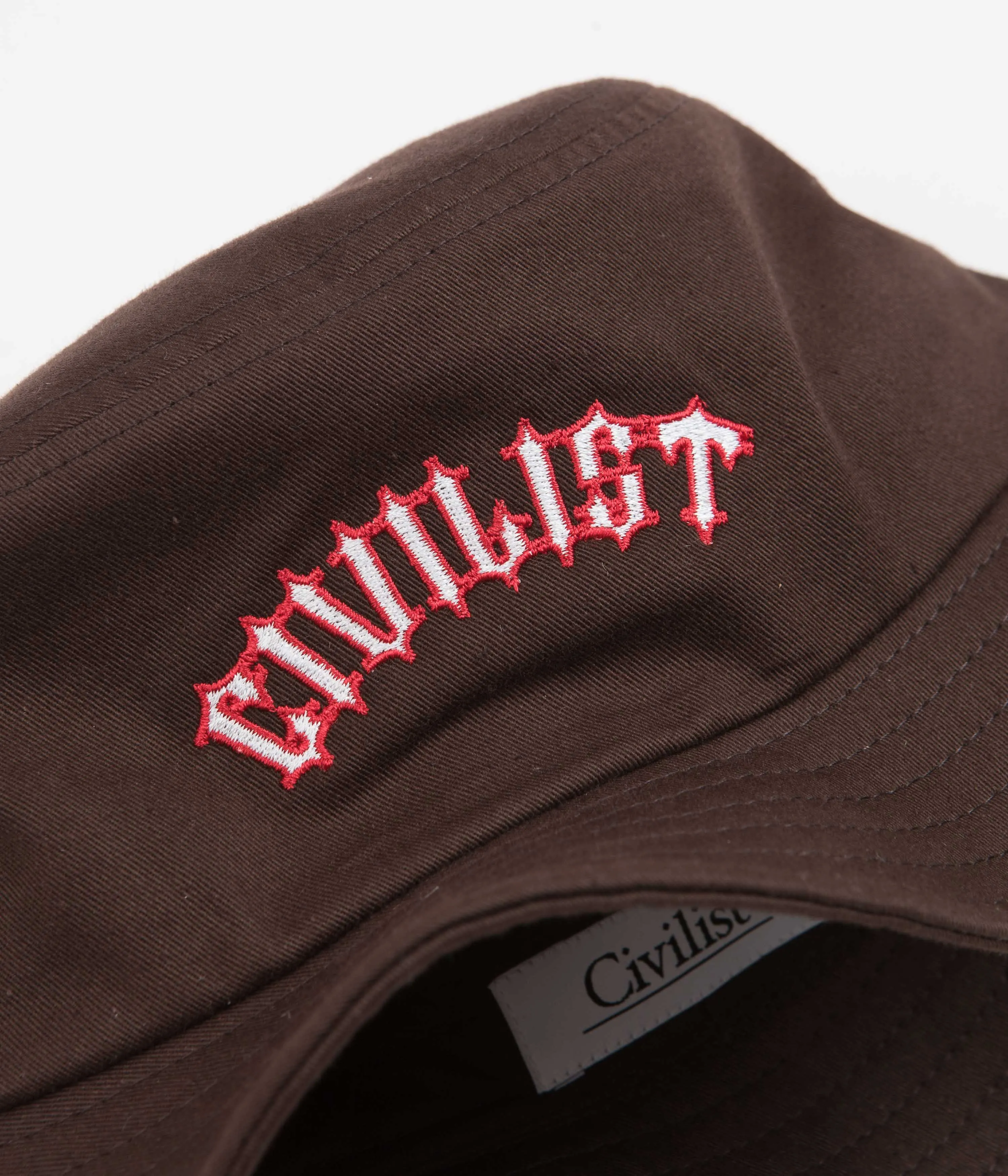 Civilist Spike Bucket Hat - Brown