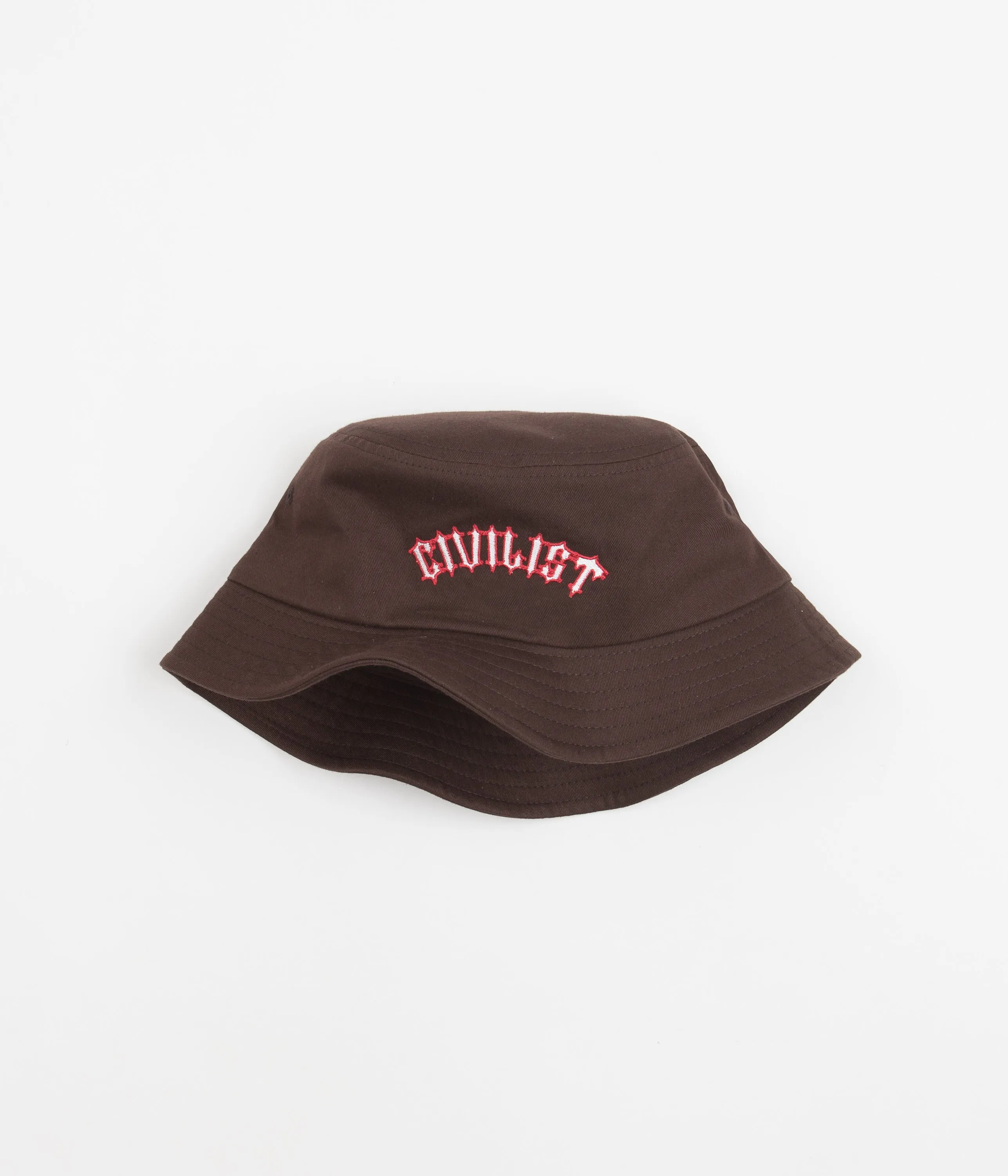 Civilist Spike Bucket Hat - Brown