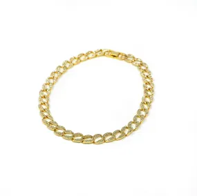 Classic Crystal Cuban Chain Choker