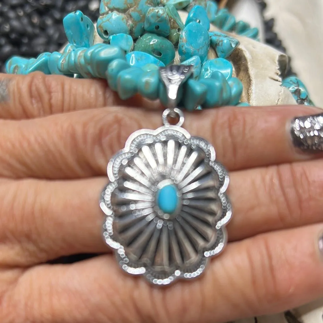 Concho Turquoise Choker