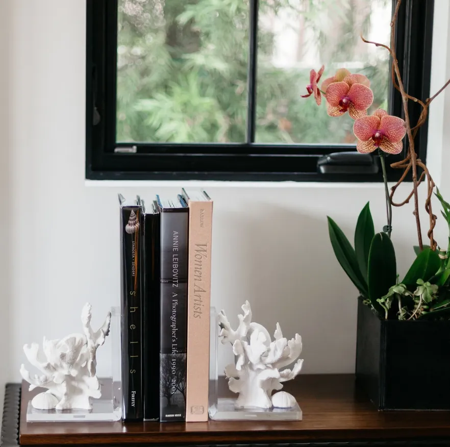 Coral Beach Book Ends